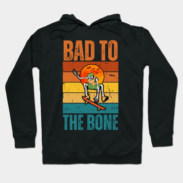 Bad to the Bone Hoodie by BandaraxStore